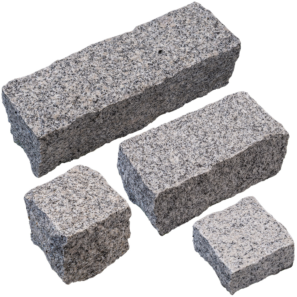 御影ピンコロ 白 割肌仕上げ | 造園資材館